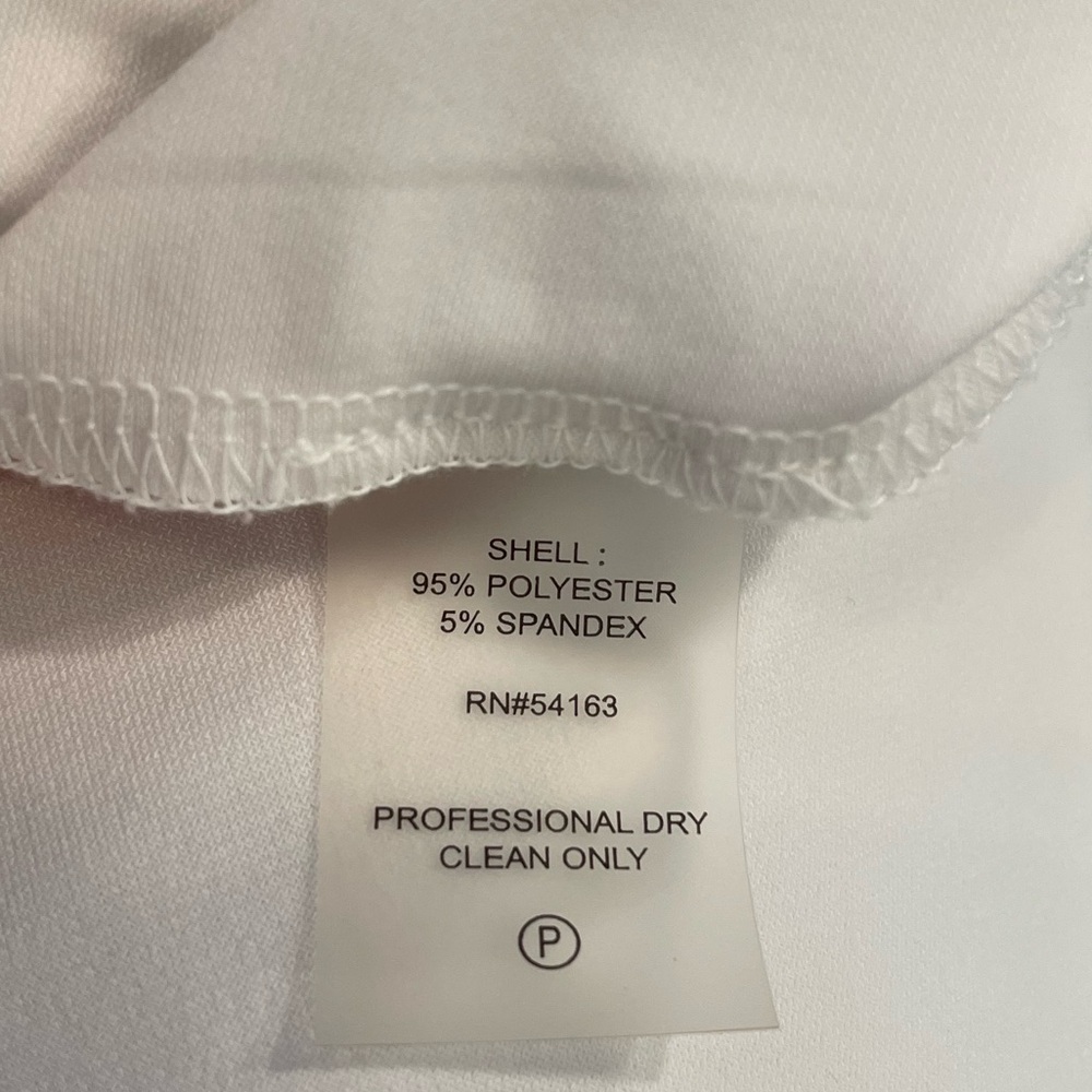 EUC Calvin Klein XS white sleeveless top with cowl neck - Picture 5 of 7